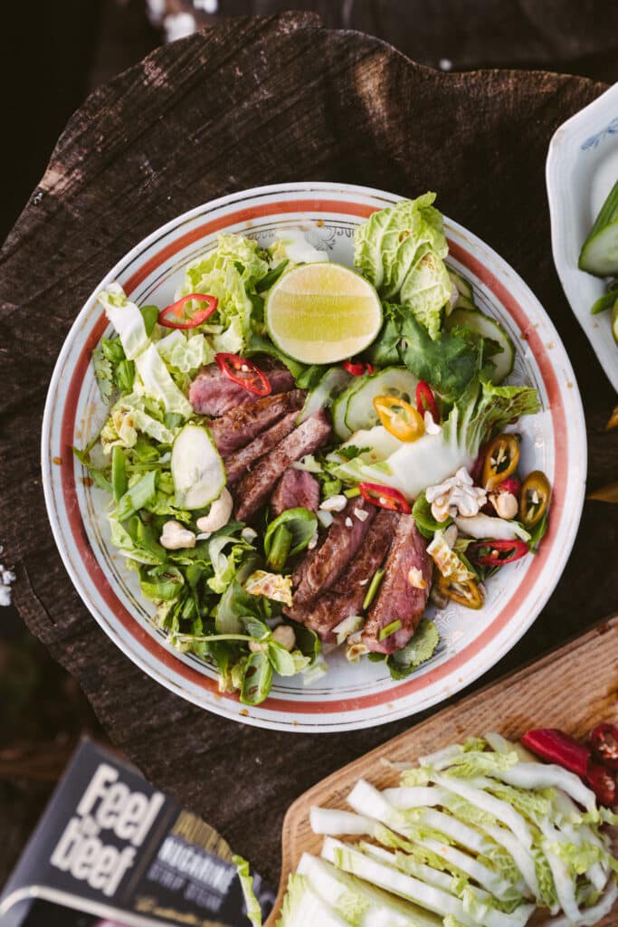 Simple Asian Beef Salad