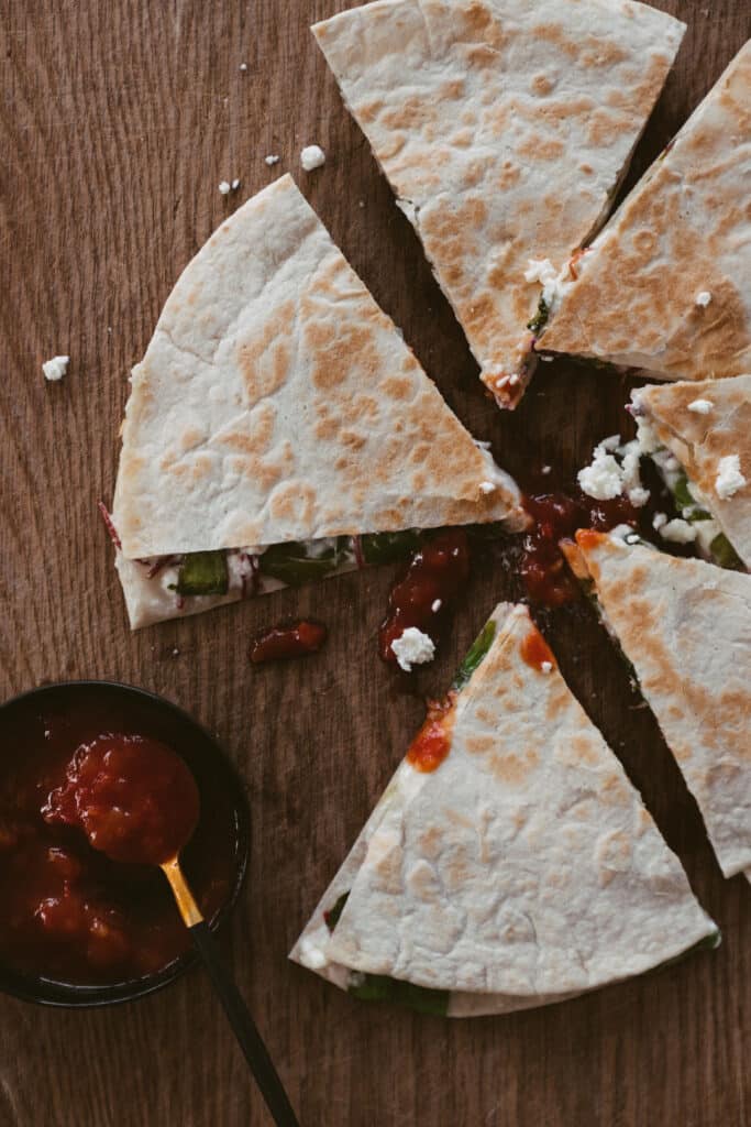 Feta Jalapeno Quesadilla