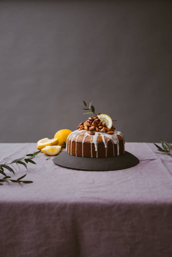 Dairy-Free Lemon Poppyseed Cake With Almonds