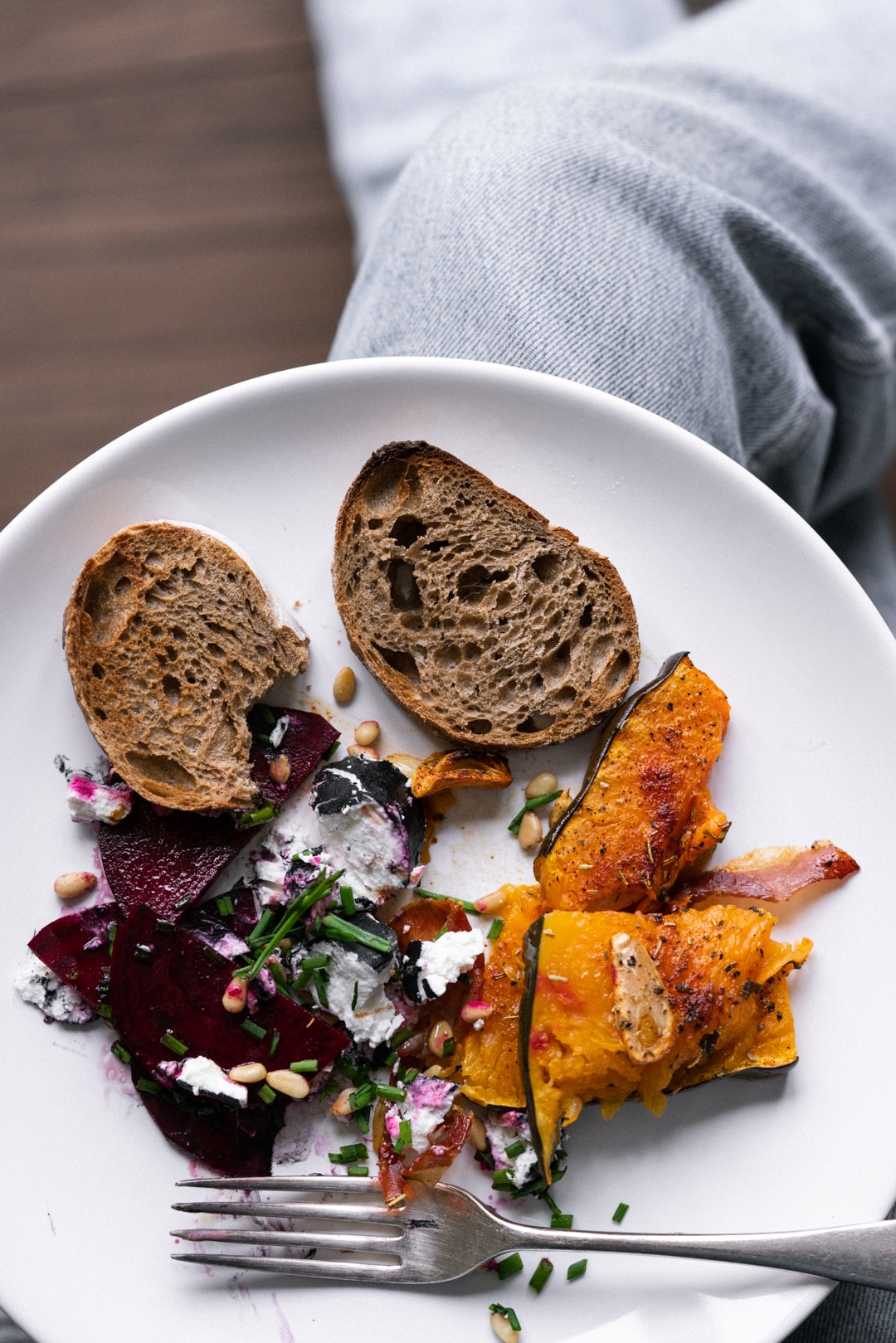 Prosciutto And Garlic Roasted Pumpkin