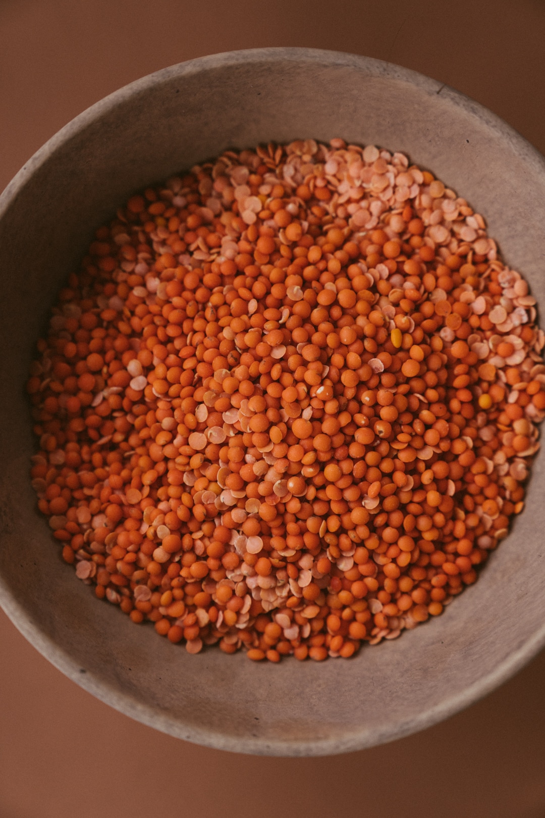 Warming Red Lentil, Potato And Carrot Stew With Fresh Herbs