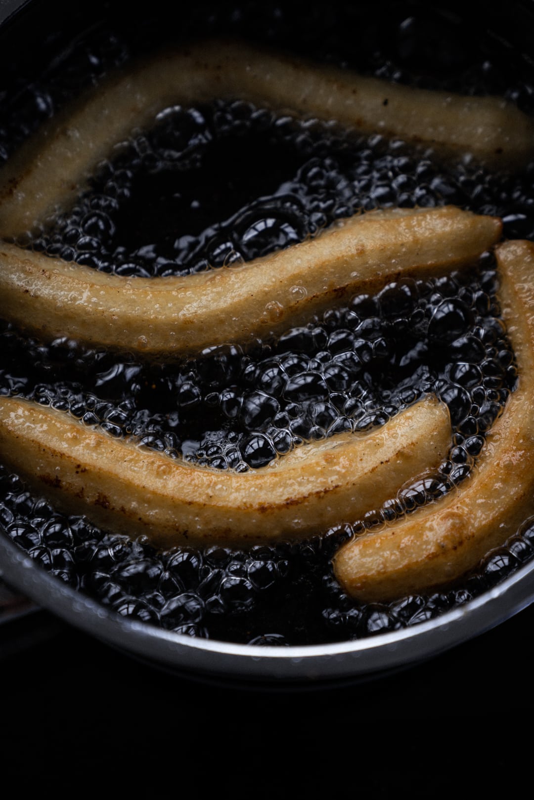 Churros With Spicy Dark Chocolate Ganache