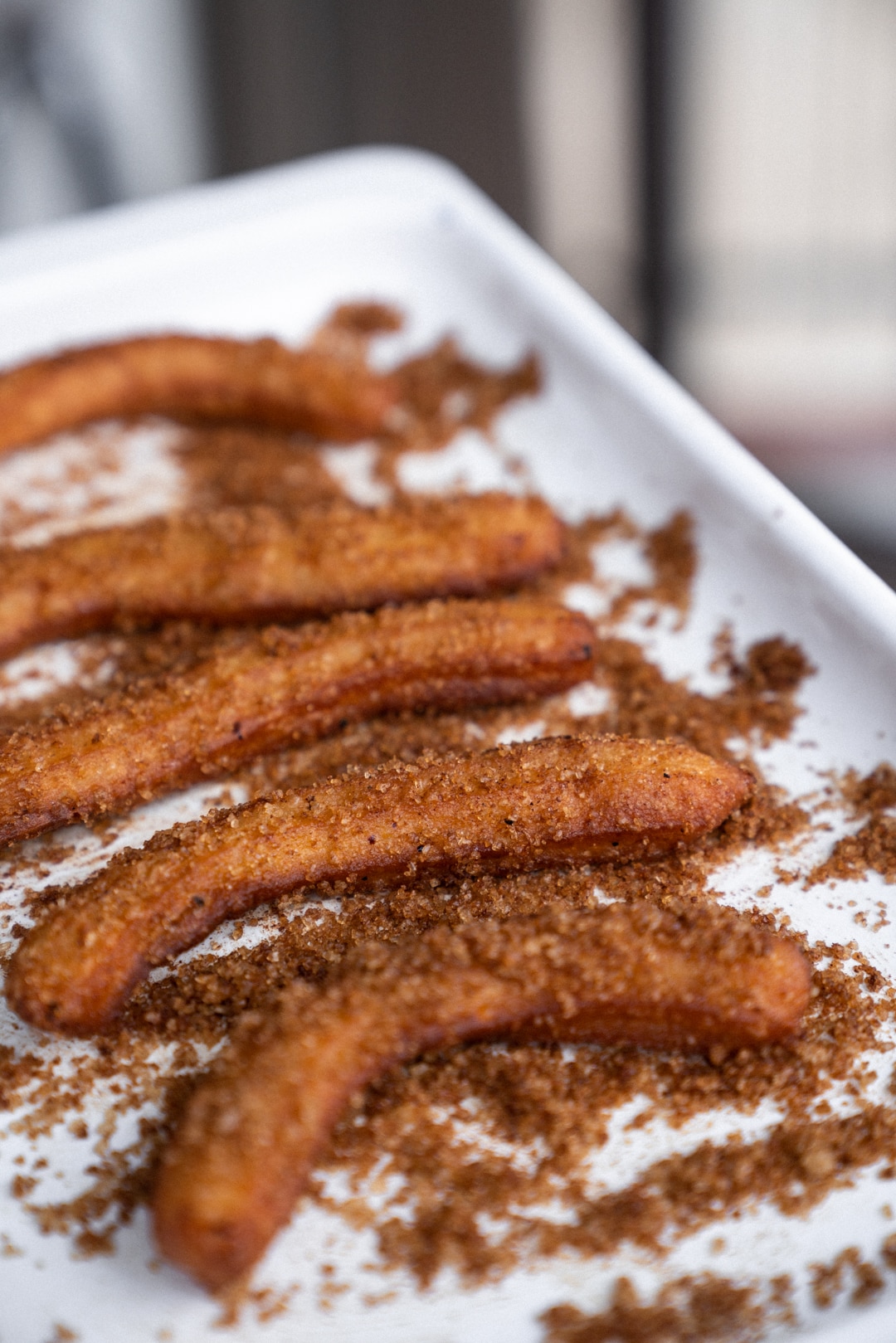 Churros With Spicy Dark Chocolate Ganache