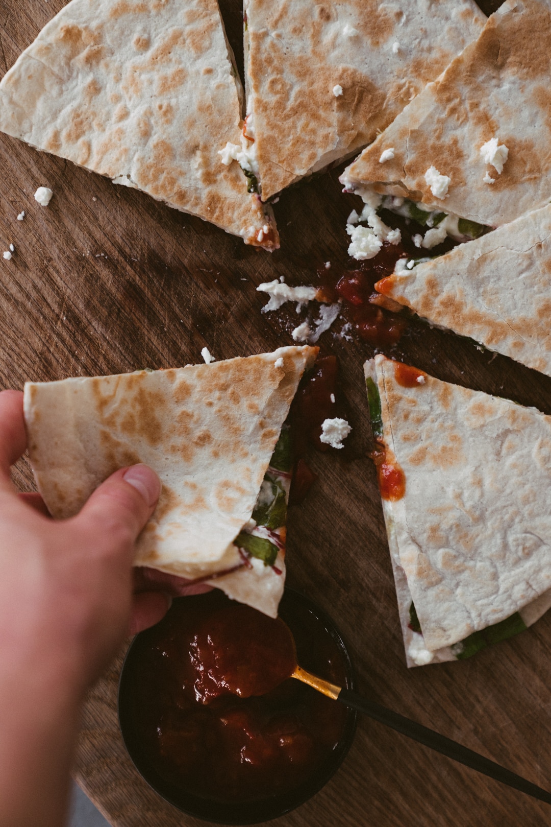 Feta Jalapeno Quesadilla