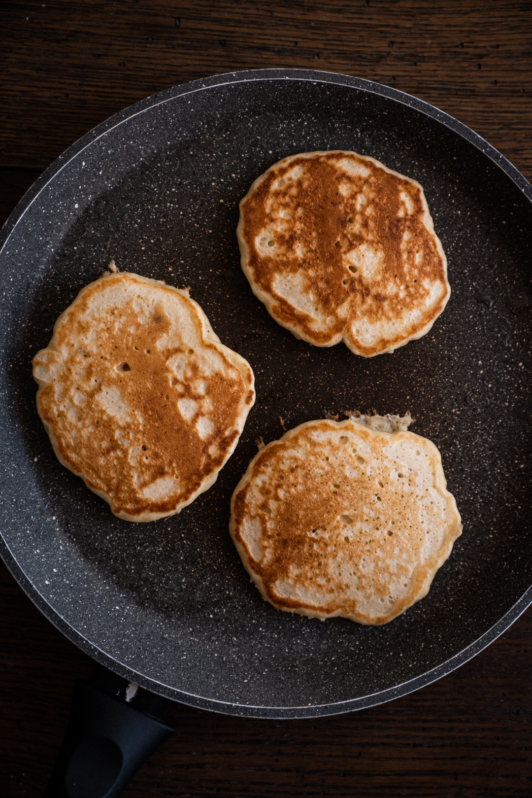 Fluffy Yeast Pancakes With Lemon Drizzle