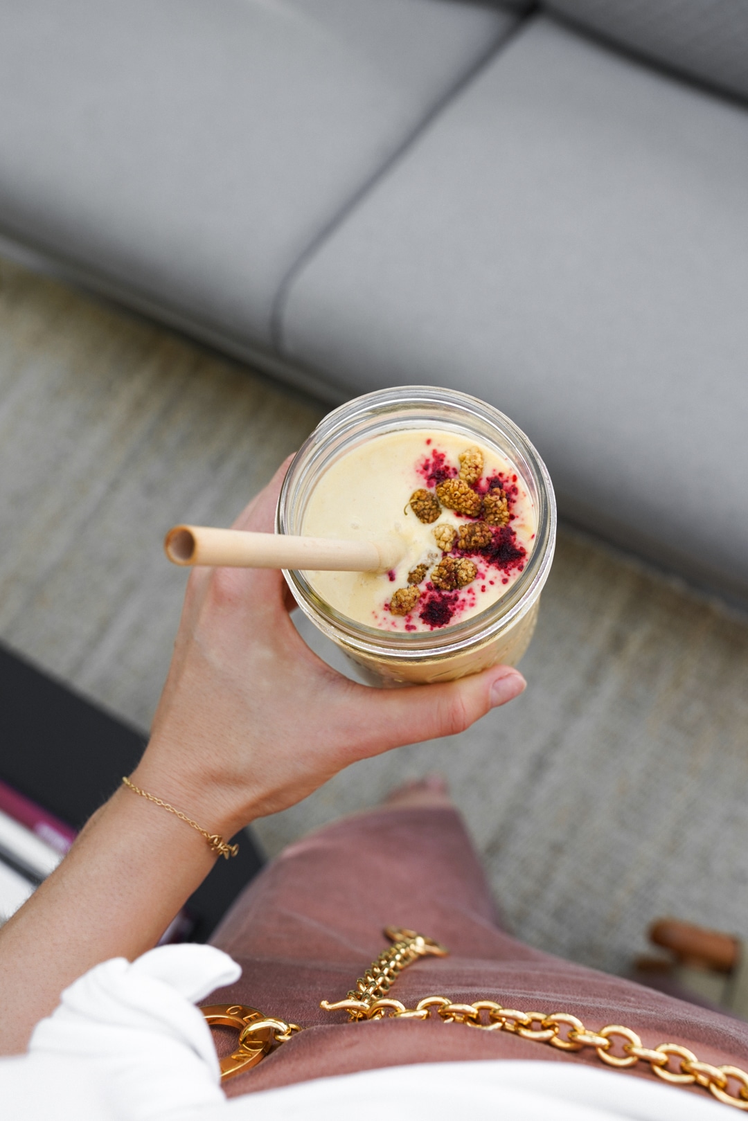 Mango Coconut Maca Smoothie