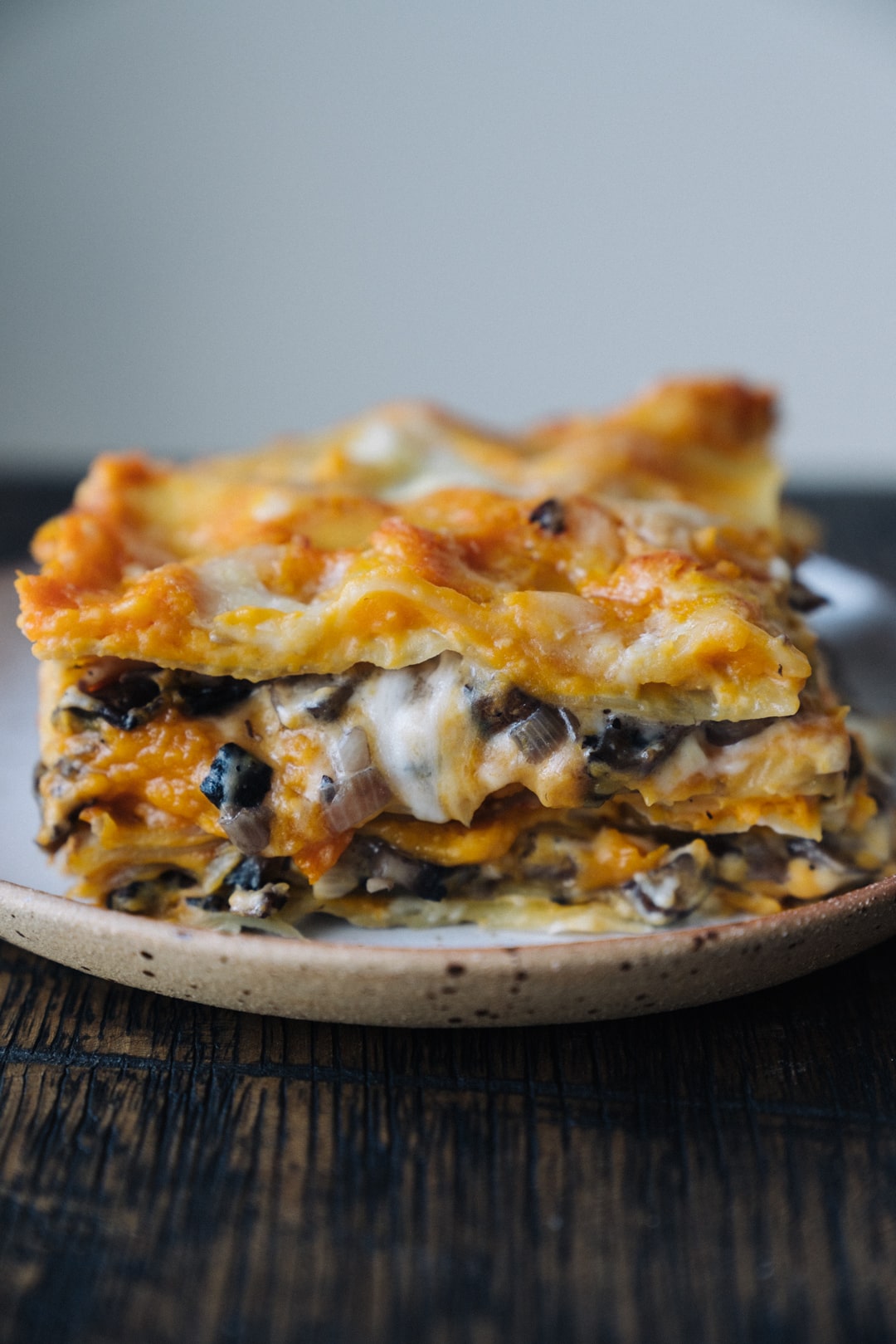 Pumpkin And Mushroom Lasagna