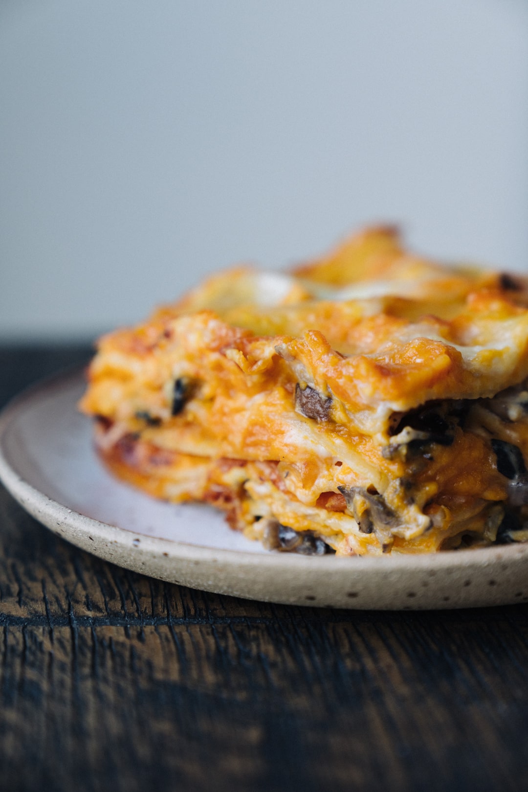 Pumpkin And Mushroom Lasagna