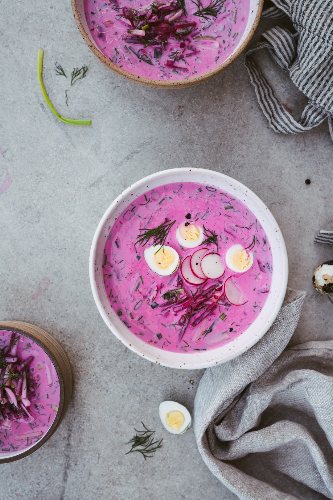 Lithuanian Cold Beetroot Soup