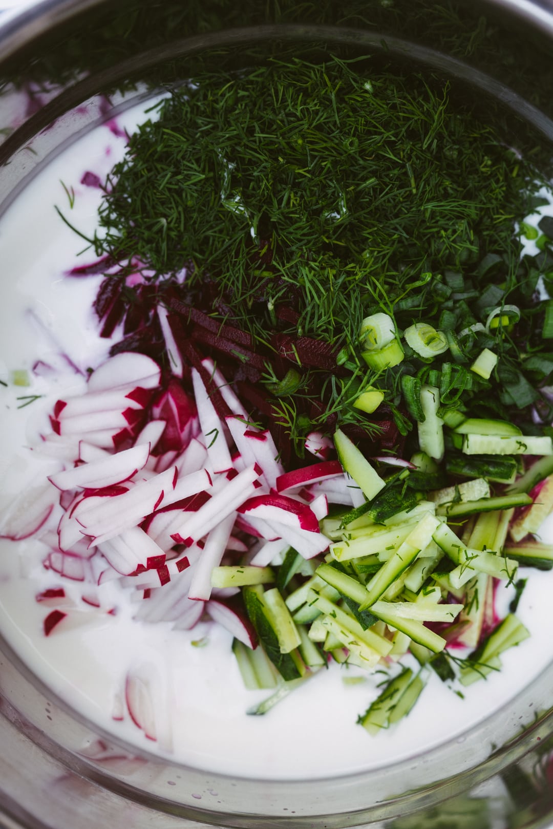 Lithuanian Cold Beetroot Soup