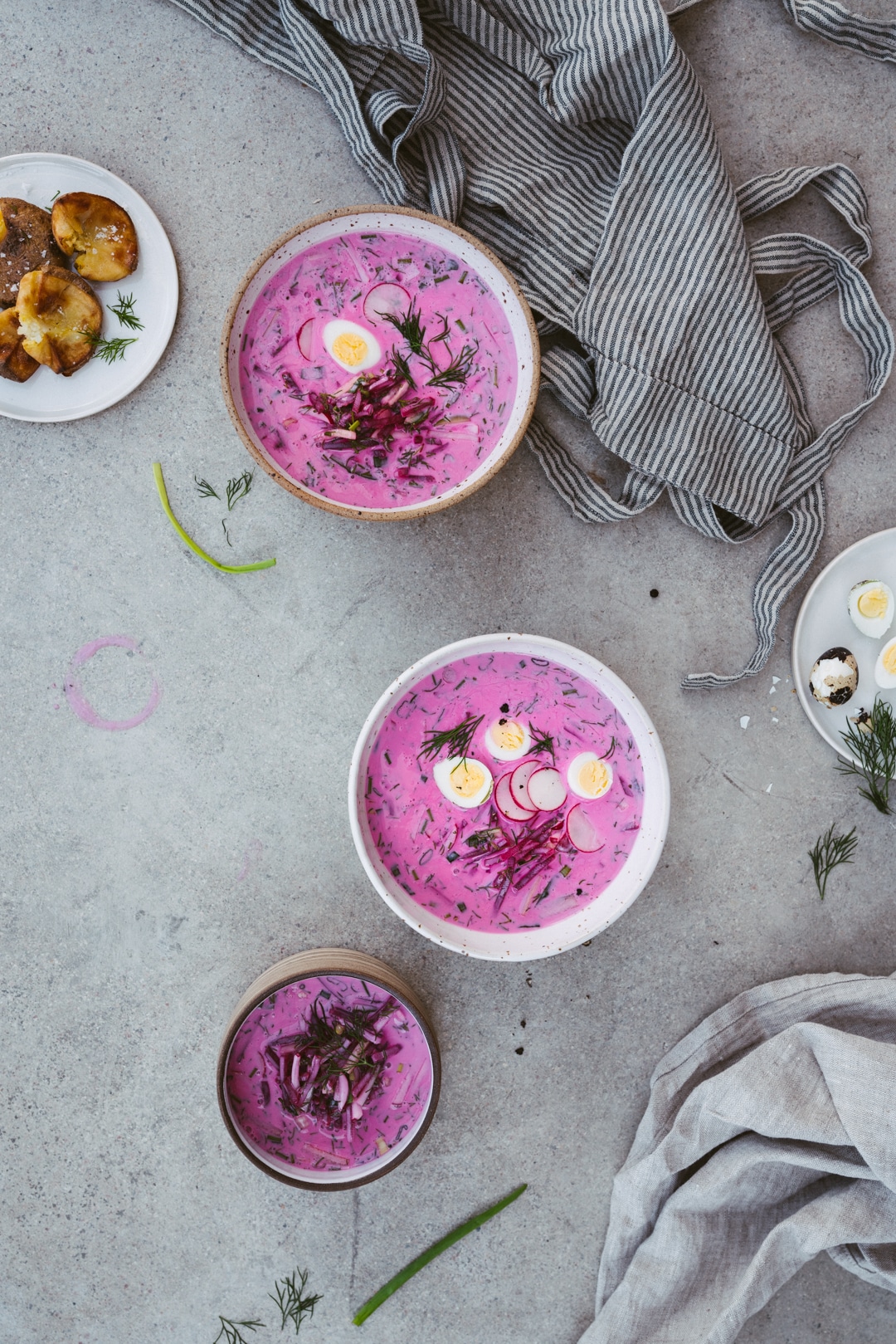 Lithuanian Cold Beetroot Soup