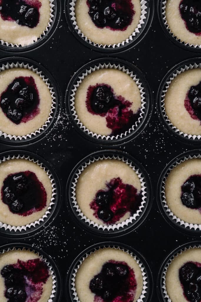 Bilberry And Almond Muffins