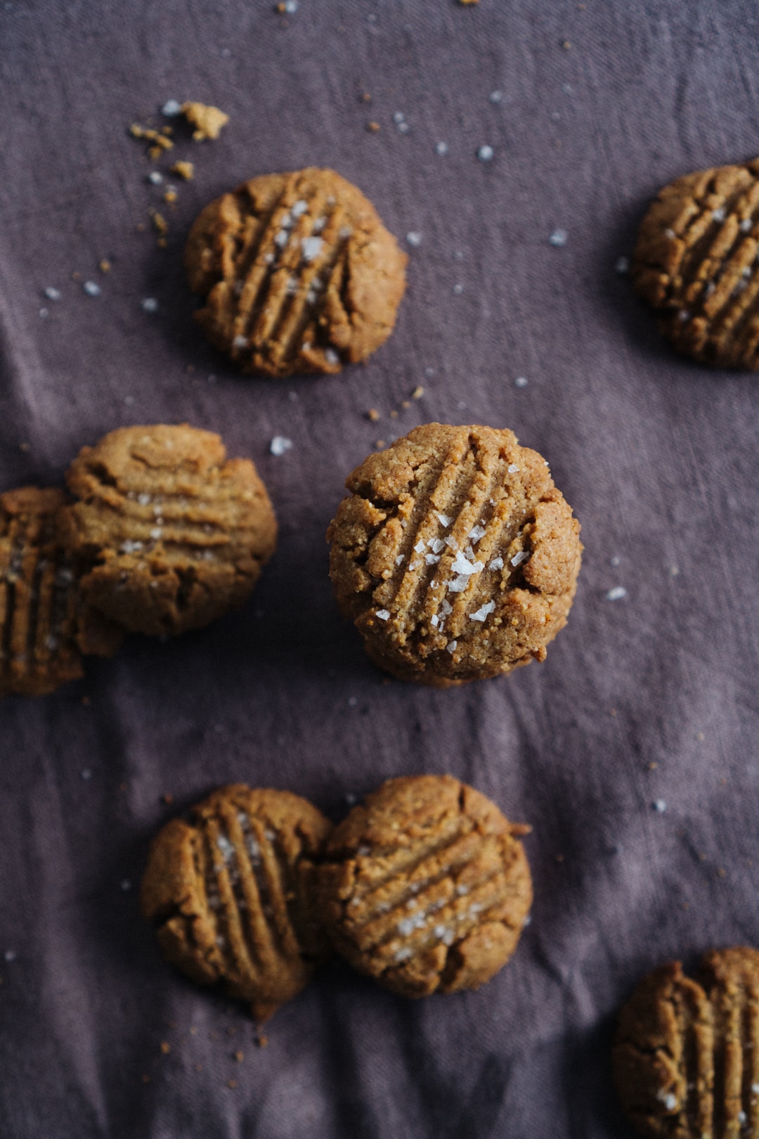 Crunchy Almond Butter Cookies