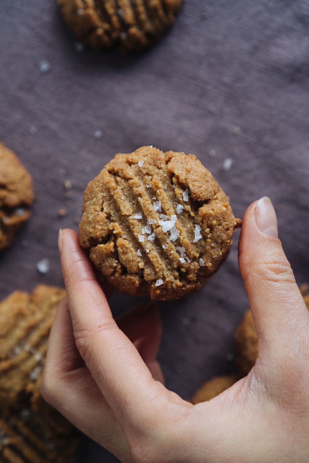 Crunchy Almond Butter Cookies