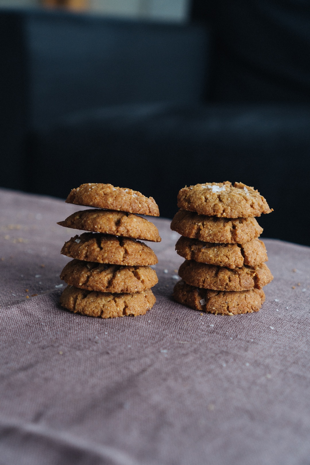 Crunchy Almond Butter Cookies