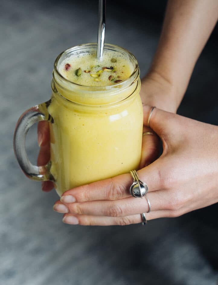 Mango Lassi with Rosewater and Cardamom - Sense & Edibility