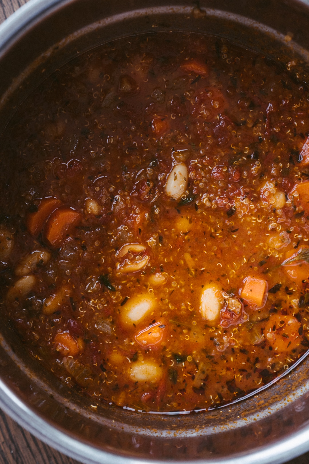 Tomato, Butter Bean And Quinoa Stew