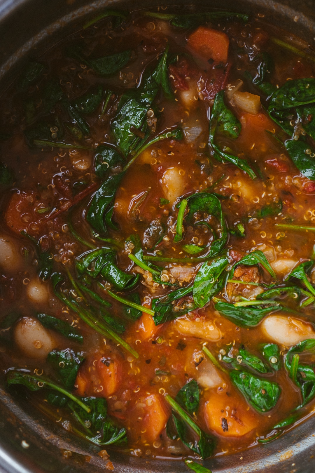 Tomato, Butter Bean And Quinoa Stew