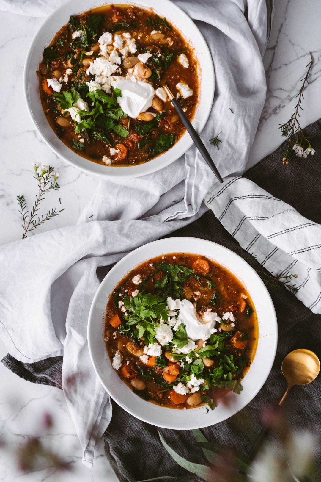 Tomato, Butter Bean And Quinoa Stew