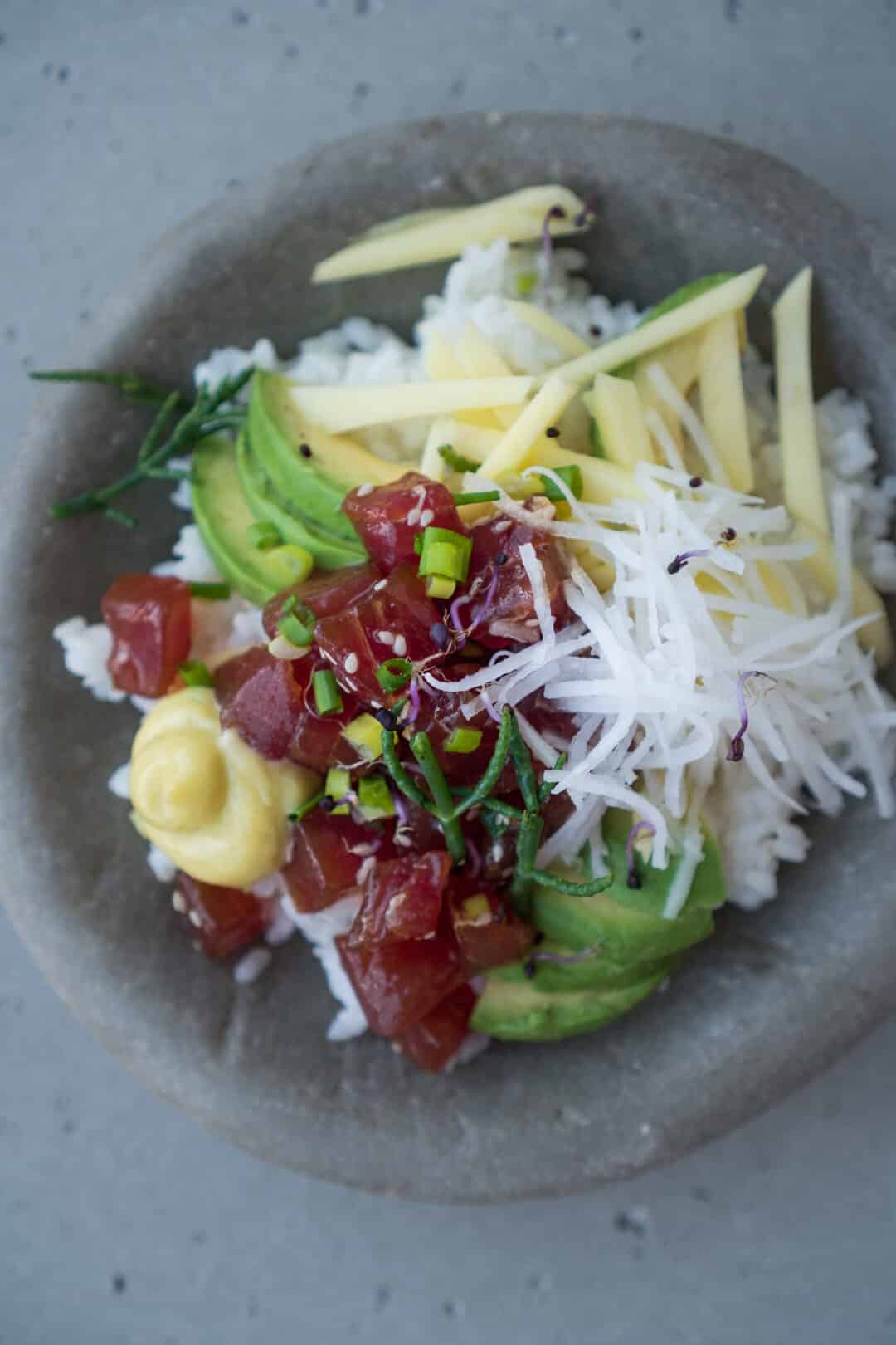 Tuna Poke Bowl Kitchen Julie