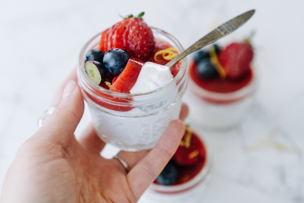 Vegan Coconut Panna Cotta