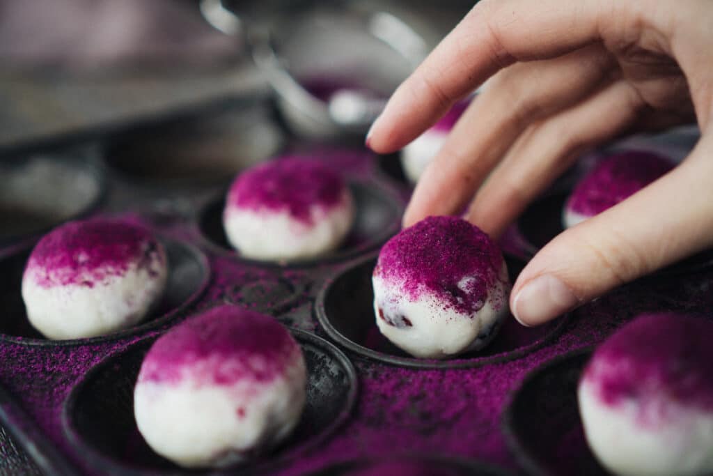 Coconut Butter Energy Balls With Dried Goji And Cranberries